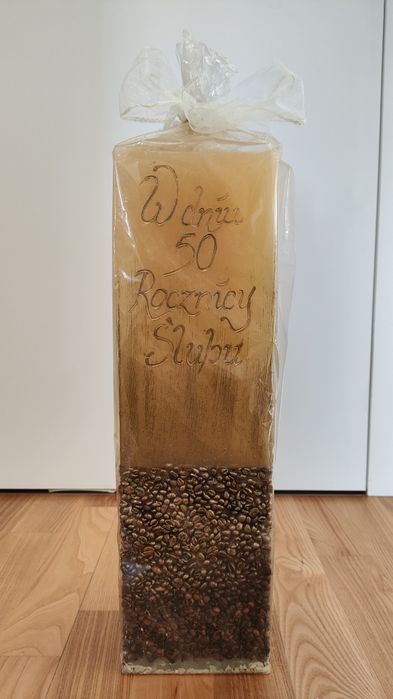 Świeca 50 rocznica ślubu prezent