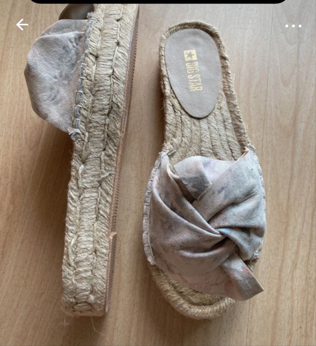 Klapki espadryle Big Star