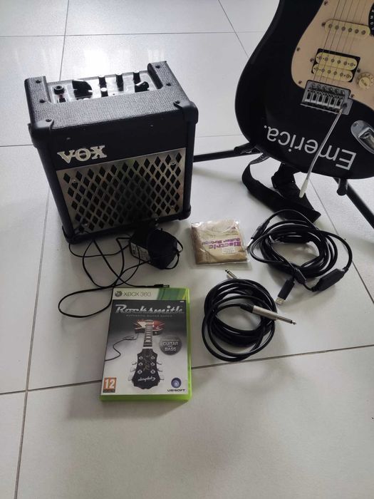 gitara elektryczna  piecyk zestaw do grania xbox