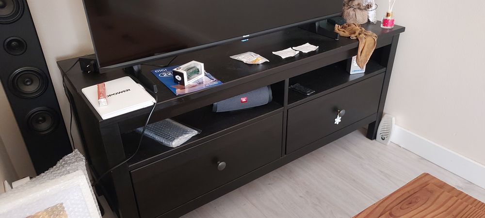 Hemnes móvel tv preto
