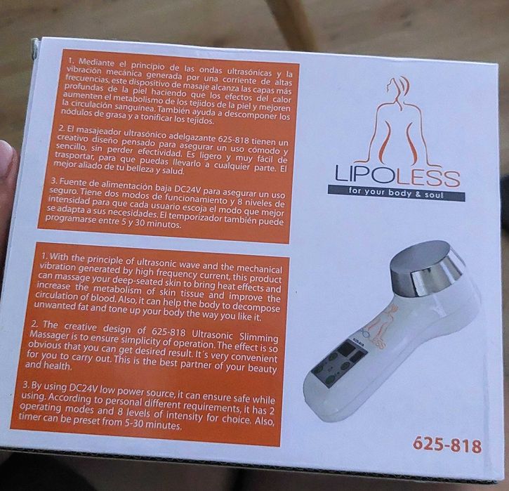 Massajador de Emagrecimento Ultrasónico