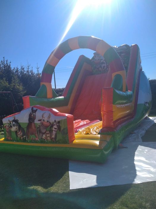 Wynajem namiotów bankietowych, zjeżdżalnia dmuchana