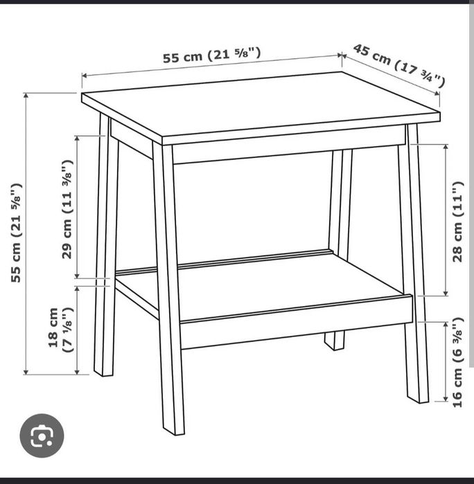 Mesa de cabeceira/centro