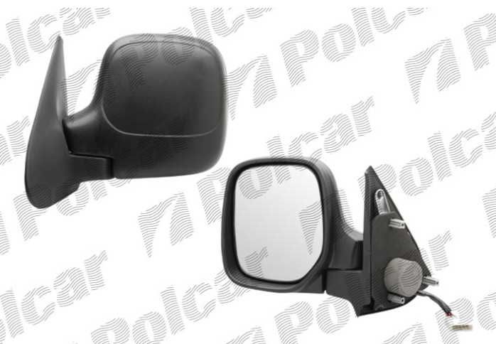 Espelhos Espelho retrovisor elétrico Citroen Berlingo Peugeot Partner 1996 a 2008