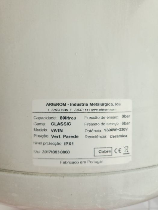 Cilindro 80 litros