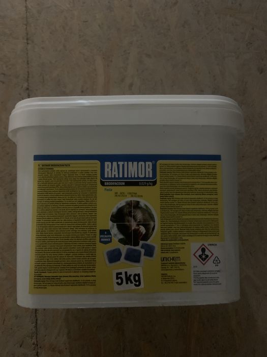 Ratimor trutka na myszy szczury pasta brodifacum 5kg