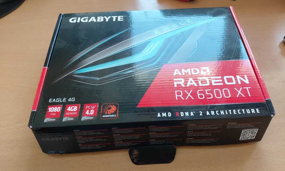 Gigabyte Rx 6500 XT - 4GB - GDDR6
