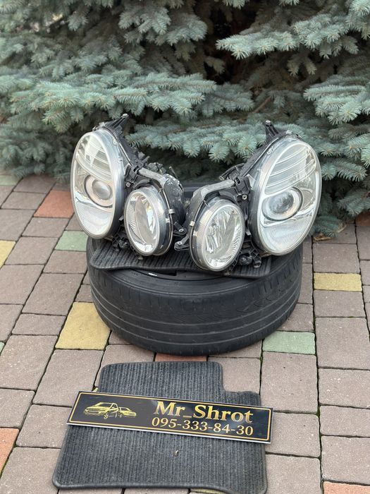 Передні ксенонові фари Mercedes E-Class W211 Рест