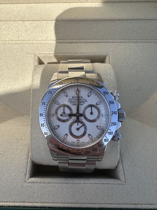 Rolex daytona 116520 white dial - ZAMIANA / sprzedaz