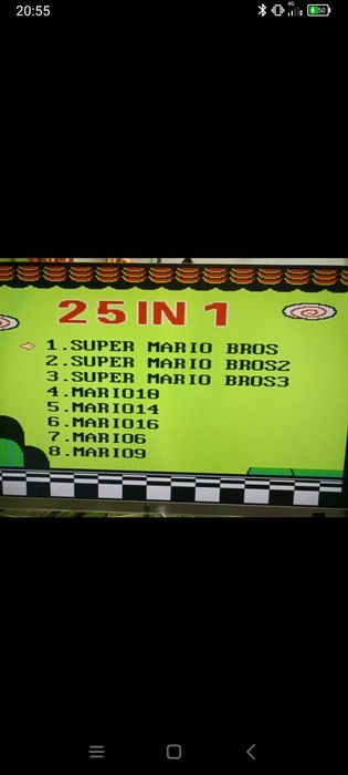 Mini Consola  com 1 comando e muitos jogos antigos