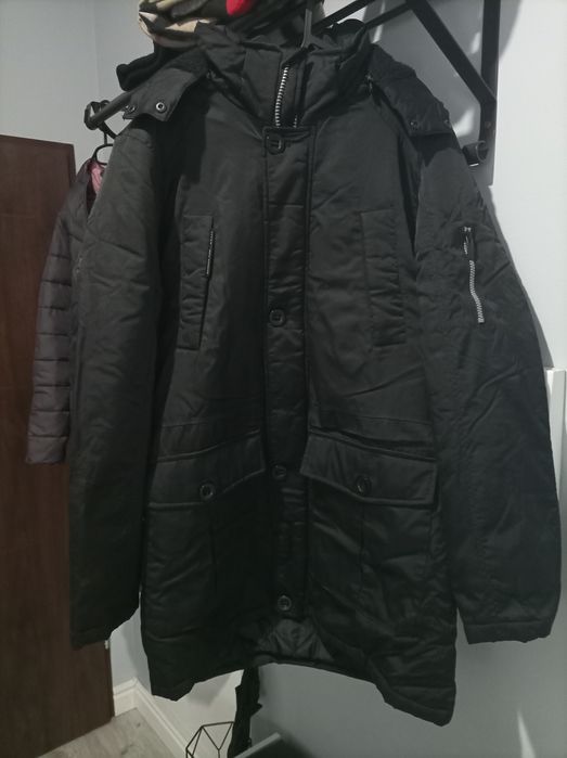 Kurtka zimowa męska czarna