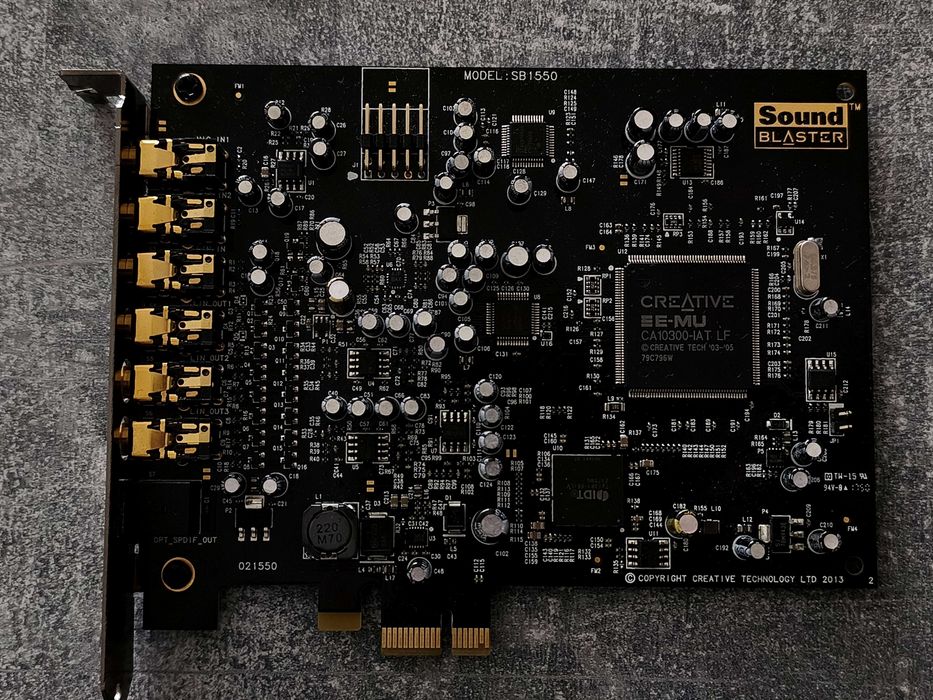 Karta audio Creative Sound Blaster Audigy Rx (SB1550) PCIe