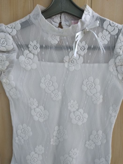 Дитяча біла блузка COLABEAR, ріст 130