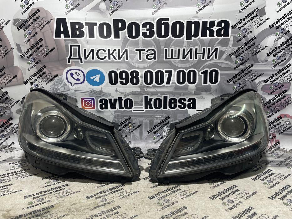 Фари Фара Ксенон Мерседес W204 Mercedes W204 Xenon