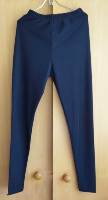 Leggings pretas e azuis escuras, menina 10/12 anos