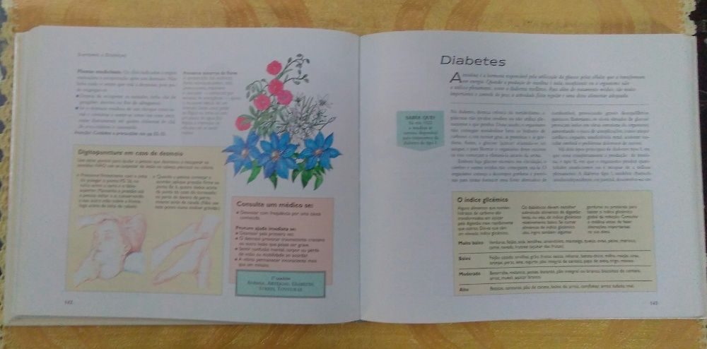 Livro de curas naturais, das Selecções di Reader's Digest.