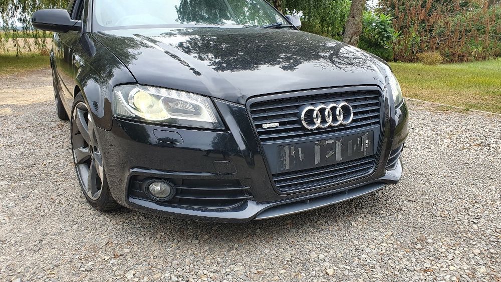 Audi A3 8p lift S-line BLACK EDITION Zderzak Klapa Tył LY9B FELGI r18