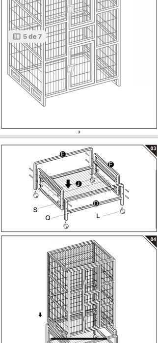 Gaiola para papagaios