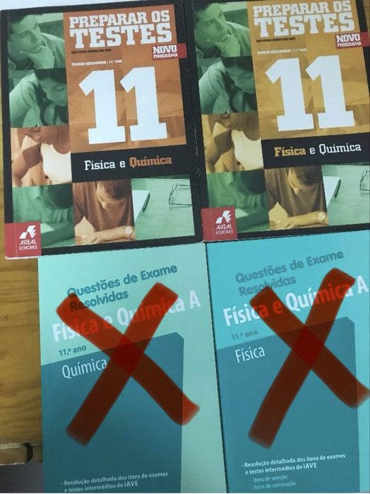 Livros e livros exame Fisica & Quimica