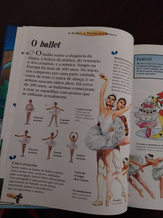 O Maravilhoso Mundo do Conhecimento, A Dança, o Teatro e a Música (livro didático), Disney
