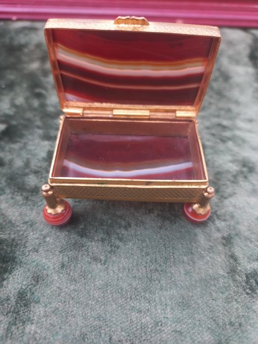 Шкатулка агат натуральный