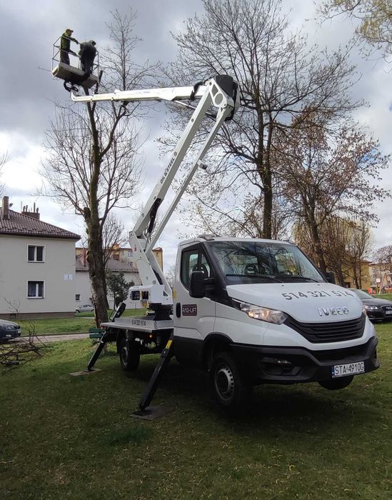 Wynajem zwyżki, podnośnik koszowy 19-27 m Chorzów