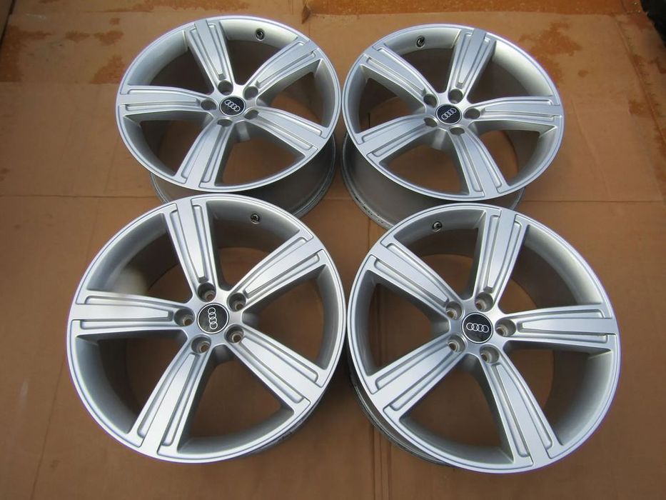 4x JAK NOWE Felgi Aluminiowe 19 Audi A4 B6 B7 B8 B9 A5 8t a6 c6 c7 c8 c9 q3 q5 q7 Seat Skoda VW 8 j 5x112 et32 piasta 66,6 mm + czujniki TPMS