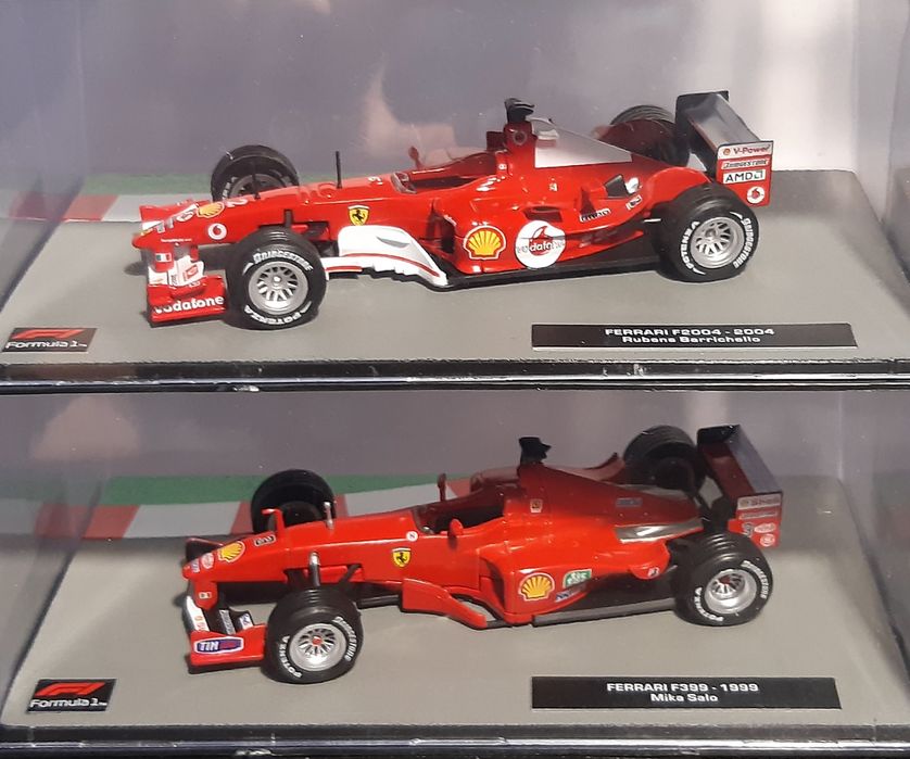 2 modele 1/43 FERRARI F1: Mika Salo, Rubens Barrichello