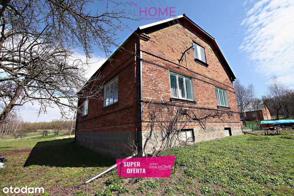 Dom murowany do remontu- Kąkolówka 41,14A działki