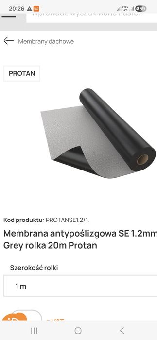 Protan  membramę sprzedam.