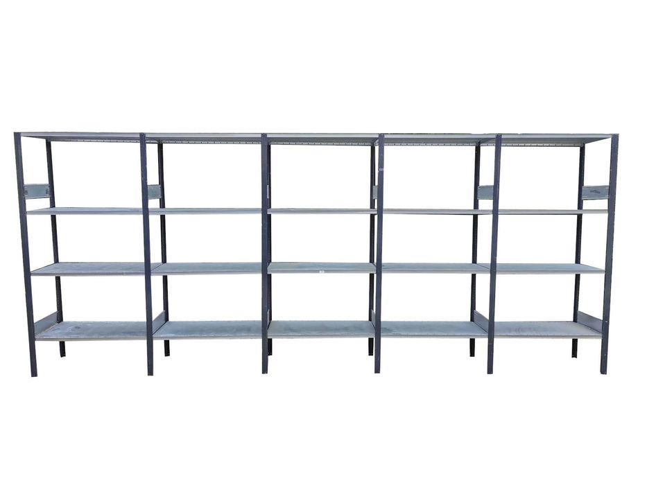 Regały magazynowe z demontażu 40gł x130x250cm ocynk ocynkowany DEXION