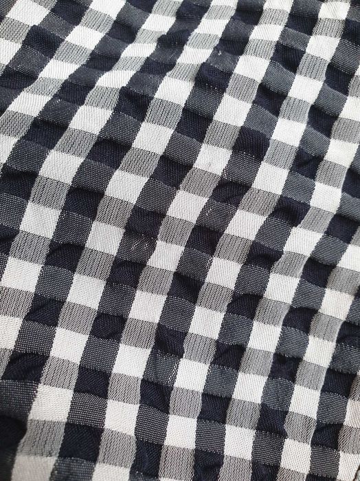 Koszula w czarno-białą kratkę oversize Part Two 44 46