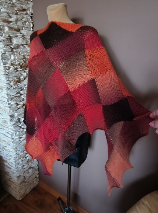 Chusta Entrelac. Hand Made Joasi.