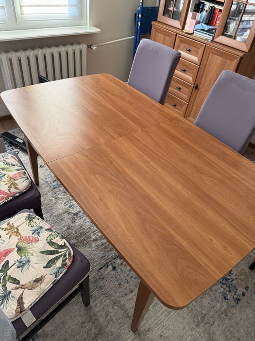 Stół drewniany 160x90 z opcja rozlozenia