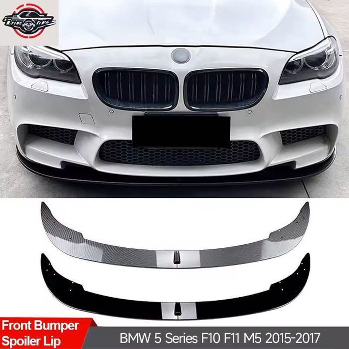 Губа БМВ Ф10 М5 губа на передний бампер BMW F10 M5 накладка на бампер юбка сплитер обвес элерон