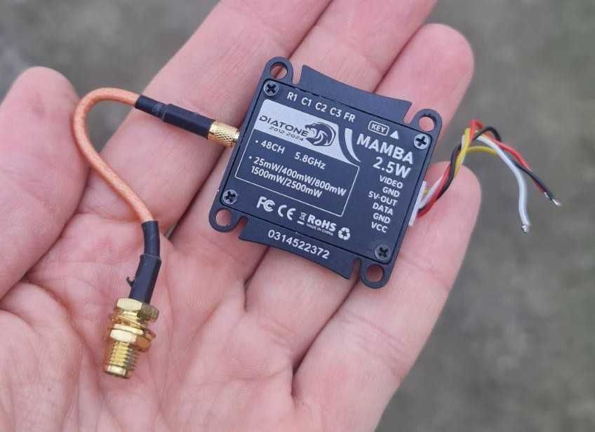 VTX Diatone Mamba 48CH 2.5W нові відеопередавач втх fpv фпв