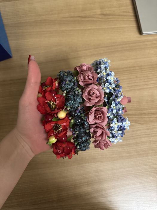 Обручі та заколки ручної роботи