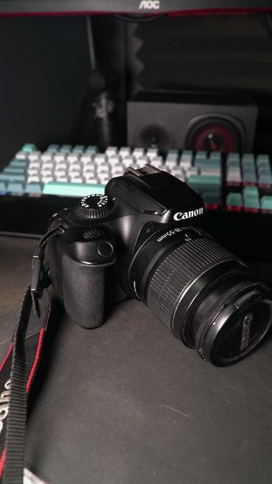 Canon EOS 4000D + 18–55 mm f/3.5–5.6