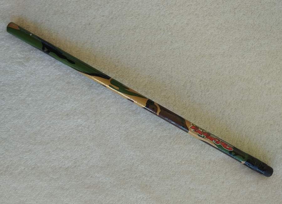 Lápis com borracha (camuflado militar) - NOVO