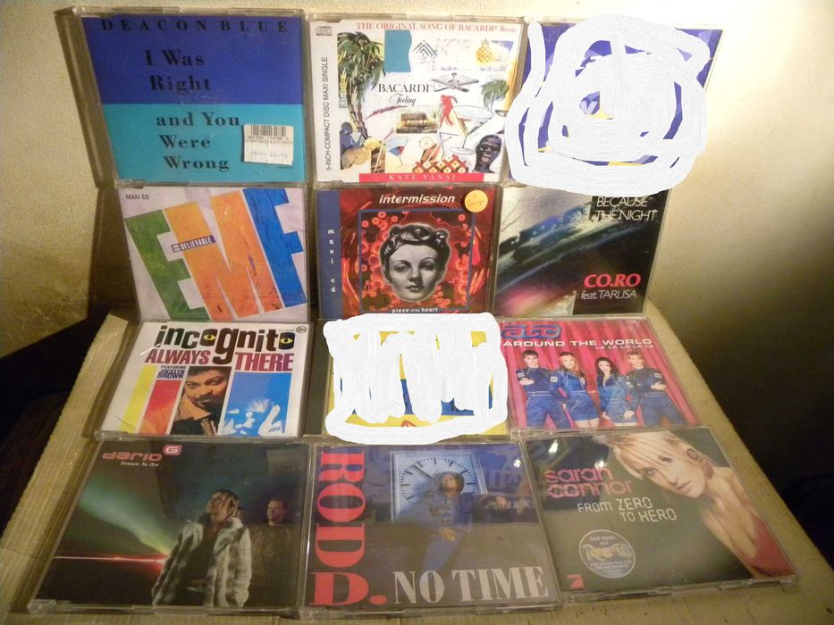 93 płyty CD single pop house dance mix