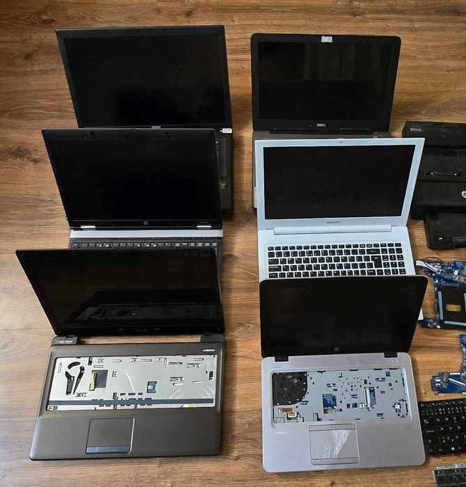 Zestaw 6 laptopów + gratis