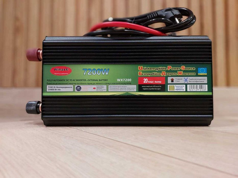 ‼️ Преобразователь тока 12-220 7200w с плавным запуском. Инвертор.