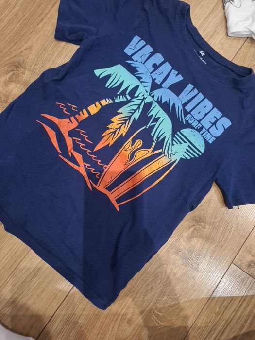 Zestaw koszulek 122/128 chlopiec