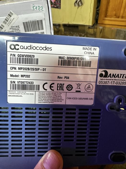 Голосовий шлюз AudioCodes MP-202 з блоком живлення