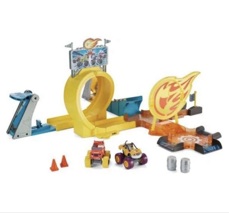 Fisher-Price Blaze Zderzakowo Kaskaderski Zestaw Axel City