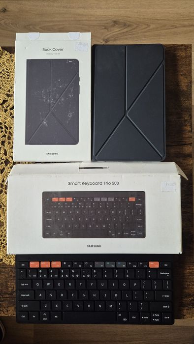 OKAZJA!!! Samsung Smart Keyboard Trio 500 + Book Cover Galaxy Tab A9!!! TANIO