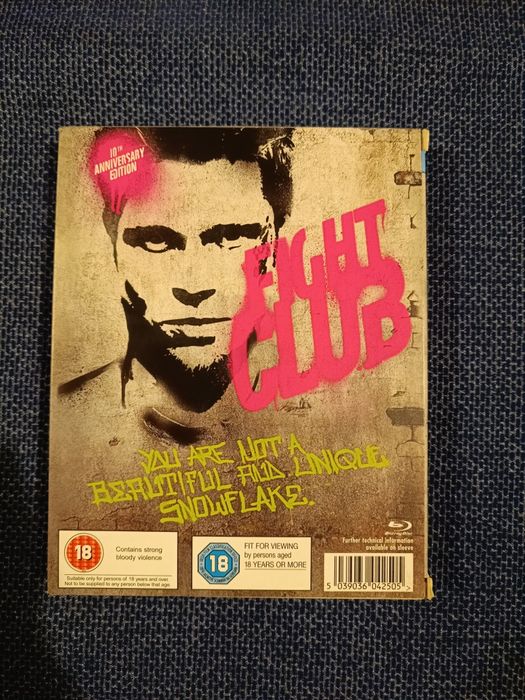 Blu ray do filme "Fight Club", edição especial (portes grátis)