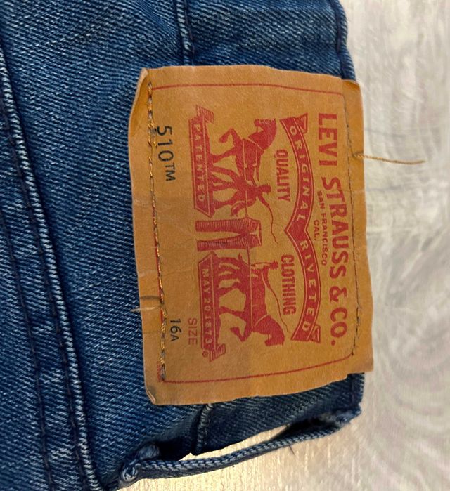 Spodnie jeansowe jeans Levis Skinny 16A