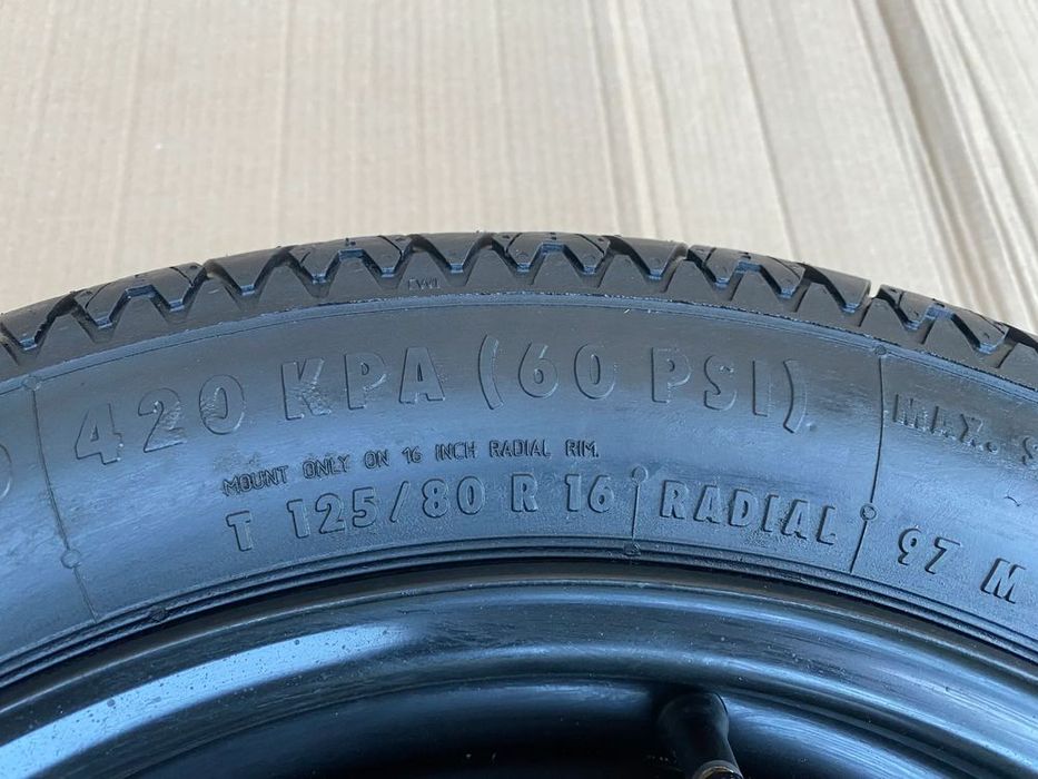orginał koło dojazdowe r16 fiat 500l + zestaw