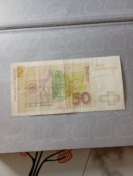 Stary banknot Niemiec 50 Marek